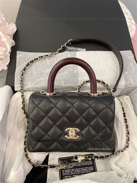 chanel coco kelley handle mini